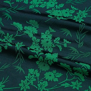 Tissu jacquard en rayonne effet soie, style chinois, bicolore, en polyester tissé, avec motif texturé 3D, 1751 - Product Image 4