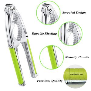 Herramienta para Mariscos de <span class=keywords><strong>Cocina</strong></span>, Rompecáscaras Resistente con Mango Antideslizante, Cascanueces para Nueces, Pecanas y Nueces - Product Image 4