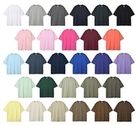 Toptan 230GSM erkek tişört Streetwear Hip Hop 100% pamuklu T-Shirt düz boş özel Logo boy sıcak satış Unisex T Shirt