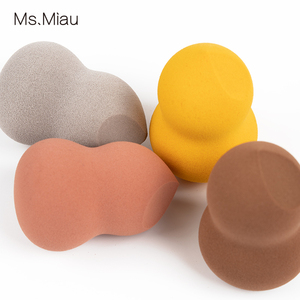 Nhãn Hiệu Riêng Có Thể Giặt Trang Điểm Miếng Bọt Biển Trứng Mỹ Phẩm Vẻ Đẹp Công Cụ Màu Cam Màu Hồng Lớn Mềm Sạch Pha Trộn Ngay cả Cơ Sở Drop Shipping - Product Image 5