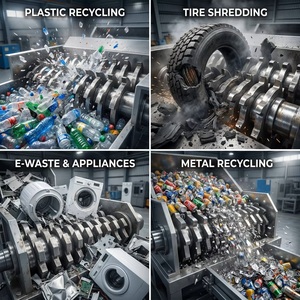 Lames et <span class=keywords><strong>couteaux</strong></span> de broyeur à double arbre Sharp Factory Direct, haute dureté, résistants à l'usure, pour le recyclage du plastique et du caoutchouc - Product Image 4