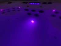 Nouvelle mode Spa de nage de 3.85 mètres Piscine extérieure en vente Balboa USA avec 5 places Surface acrylique avec lumière LED Spa de massage sexy