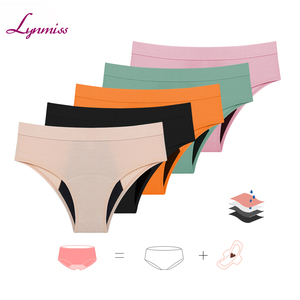 Mutandine Mestruali in Cotone a 4 Strati, Anti-Perdita, Senza Sanguigno - Product Image 2