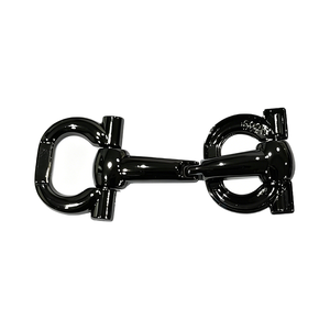 Directo de fábrica: Hebilla de zapato flexible tipo Horsebit chapada en bronce de aleación de zinc y hierro, herraje colgante chapado para mocasines - Product Image 4