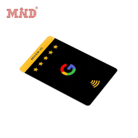 Carte NFC de haute qualité Google Review Card avec impression personnalisée pour la promotion des entreprises