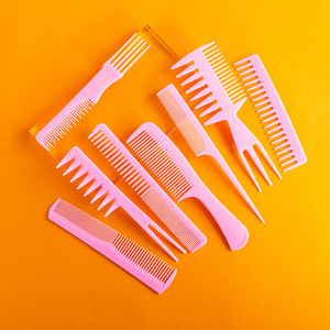 Lot de 8 brosses à <span class=keywords><strong>barbe</strong></span> laser en plastique élégantes pour salon à domicile et voyage, peigne à poux bon marché. - Product Image 3