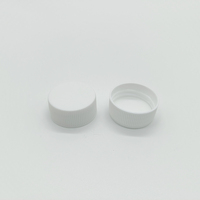 Bouchon à vis en plastique PP côtelé 33/410 anti-déversement et fermeture pour bouteilles, usage industriel pour cosmétiques