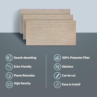 Panneau acoustique en polyester PET en promotion avec épaisseurs de 5 mm, 9 mm et 12 mm