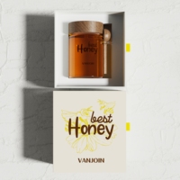 Boîte d'emballage en papier pour bouteilles de miel avec logo design de luxe Boîte en carton pasteurisée pour cadeau miel Boîte en papier alimentaire