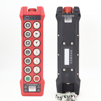 Télécommande de grue anti-interférence à 12 boutons, double vitesse, avec verrouillage de sécurité, interrupteur sans fil pour grues