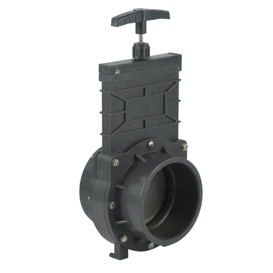 Factory Top Quality Plastic PVC Gray Color Knife Gate Slide Valves Used for Irrigation