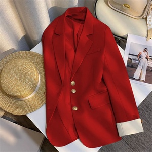 Nuevo Blazer de Moda Casual para Mujer de Oficina, Ecológico, de Manga Larga, con Botones y Bolsillos, Talla Grande, para Primavera y Otoño - Product Image 5