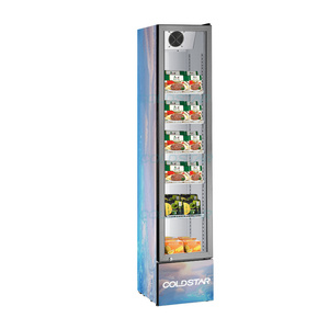 <span class=keywords><strong>Congelador</strong></span> <span class=keywords><strong>Vertical</strong></span> de puerta de vidrio, escaparate Delgado en venta - Product Image 1