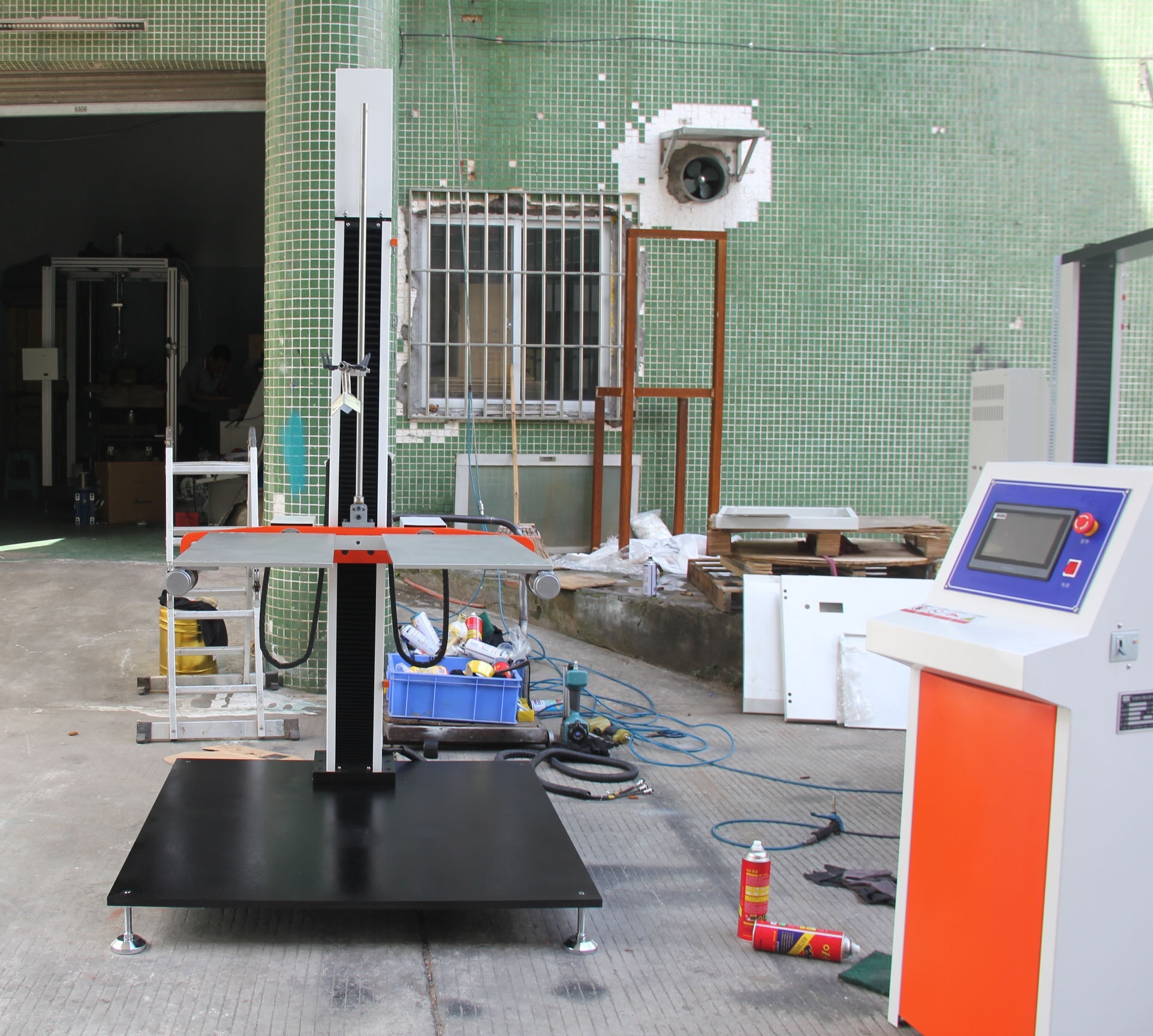 Laboratoire Paquet de chute de Chute Libre de Testeur D'impact