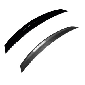 สปอยเลอร์หลังสำหรับรถบีเอ็มดับเบิลยู ซีรีส์ 3 รุ่น E46 สี่ประตู ปี 1998-2004 M3 CSL สีดำพ่นเงา ลายคาร์บอนไฟเบอร์ วัสดุ ABS ทรง Ducktail สำหรับฝากระโปรงท้าย - Product Image 5