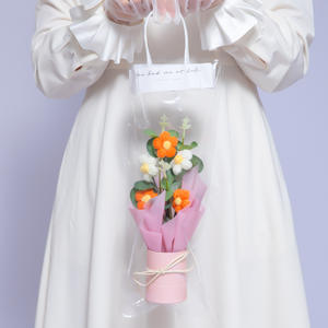 <span class=keywords><strong>Super</strong></span> Z Nuevo Ramo Lindo Producto Terminado Adornos de Ganchillo Ramo de Flores Tejidas a Mano de Ganchillo - Product Image 5