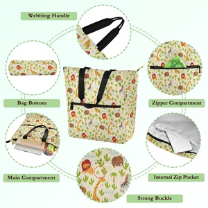 Bolsa de Mano Impermeable al Por Mayor, Productos Populares, Diseño con Logotipo Personalizado, Bolsa de Mano Grande para Libros para Niños - Product Image 3