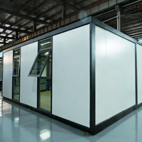 Maison conteneur de luxe extensible en acier de 20 pieds – Maison préfabriquée moderne et écologique pour l'extérieur