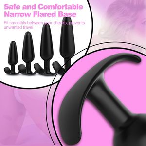 Jouets anaux en silicone personnalisés AITT de bonne qualité, jouets sexuels pour hommes et femmes, stimulation de l'<span class=keywords><strong>anus</strong></span>, masturbation masculine - Product Image 3