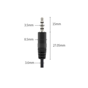 Jack 3,5mm a <span class=keywords><strong>cable</strong></span> de audio de extremo abierto 4 polos 3,5mm Jack a <span class=keywords><strong>cable</strong></span> de extensión auxiliar de extremo desnudo - Product Image 5