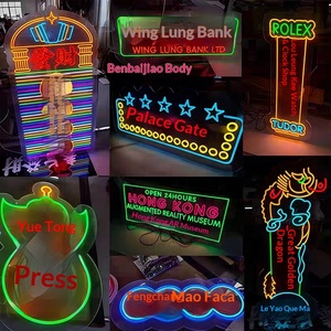 Letrero Luminoso Acrílico Personalizado con Letras <span class=keywords><strong>de</strong></span> Neón, Estilo Influencer, para Bar, Salón, Ambiente Nocturno, Decoración <span class=keywords><strong>de</strong></span> Dormitorio, Estilo IG - Product Image 3