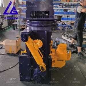 Nieuwe Ontwerp Hydraulische Stapel <span class=keywords><strong>Driver</strong></span> Vibro Hamer Naar Voren Kantelen 90 Graden Heimachine Voor Sy215 Pc200 Pc220 Graafmachine - Product Image 2