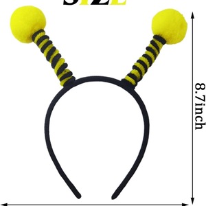 Bandeau d'abeille femmes filles <span class=keywords><strong>Halloween</strong></span> fête de noël fournitures Cosplay fête faveurs drôle cheveux cerceau abeille tentacule bandeaux - Product Image 5