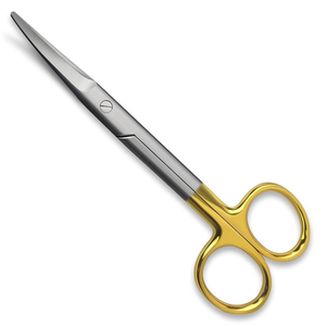 Tijeras quirúrgicas de estiramiento facial Instrumento de acero inoxidable de punta afilada y fina para operaciones estéticas y cosméticas Tijeras de estiramiento facial - Product Image 1