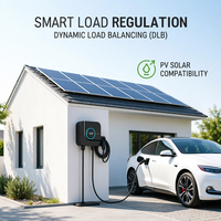 Cargador de Vehículos Eléctricos Stellar de 22kW, Nuevo, con RCD Tipo B Integrado, Protección Contra Fugas de CC 6mA+30mA, Compatibilidad con Energía Solar Fotovoltaica, para el Hogar