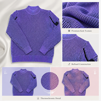 Pull en tricot thermochromique pour homme, ODM, couleur changeante réversible, pour l'hiver