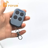 Télécommande sans fil multifréquence 280-868 MHz pour contrôle d'accès et garage, avec fonction de copie et détection, 4 boutons, compatible avec tous les modèles