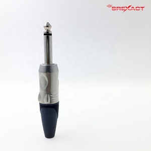 Shark Type 6,3mm TS Phone Plug 1/4 ''Mono Audio & Video Connector Fuerte durabilidad con material de latón - Product Image 2