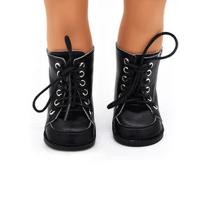 Zapatos de <span class=keywords><strong>muñeca</strong></span> Reborn de <span class=keywords><strong>18</strong></span> pulgadas, botas, buena artesanía, <span class=keywords><strong>muñeca</strong></span> America Girl de 7,5 cm, modelo educativo de juguete para muñecas de <span class=keywords><strong>18</strong></span> pulgadas - Product Image 2