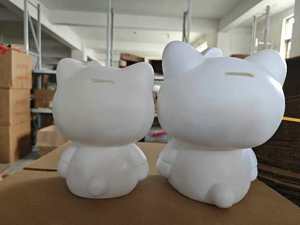 Nghệ thuật và thủ công chất lỏng gấu Kit DIY Búp bê đồ chơi dễ thương Hello Kitty con số Móc Chìa Khóa đổ sơn chất lỏng mèo với con heo đất ngân hàng - Product Image 3