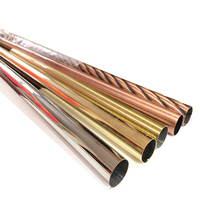 Tube de tringle à rideau en fer classique, pratique, durable et résistant à la déformation pour diverses tringles à rideaux - Grande Vente