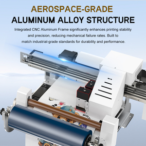 New Easy Operate 30cm UV DTF Printer 2 XP600 Heads Integrated <b>Laminator</b> Adjustable Temperature White Ink Stirring High - Product Image 4