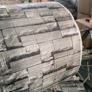 Autocollant mural en mousse 3D insonorisé pour protection de l'environnement Autocollant mural en <span class=keywords><strong>papier</strong></span> <span class=keywords><strong>peint</strong></span> imperméable Décoration de la maison - Product Image 5