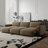 Canapé électrique inclinable moderne ATUNUS, couleur crème, avec fonction de relaxation électrique et coussins confortables pour le salon, meubles de maison