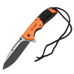 PK-1148 Orange Factory Sales Pocket Folding Camping Knife Supply Survival Tools Knife For Outdoor