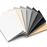 Panneau composite en nid d'abeille d'aluminium ignifuge et imperméable sur mesure, vente en gros d'usine, pour la décoration de hall