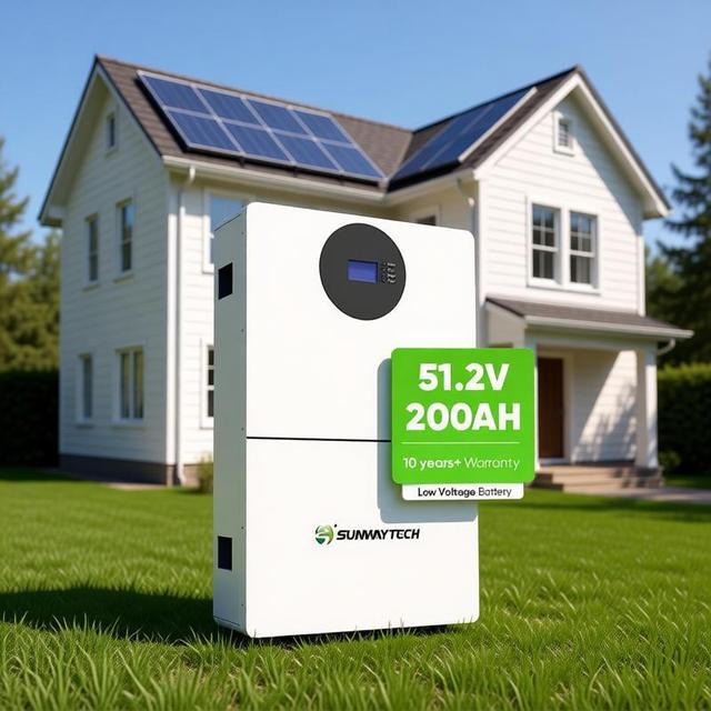 51.2v200ah 10KWh Solar Farm Home Battery Storage System Wall-Mounted Backup Power Lifepo4 Battery Lithium Ion Batteries