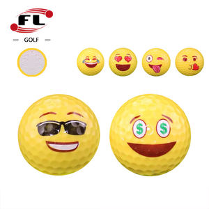 Balles de golf 2 pièces en direct d'usine, balles d'entraînement et cadeaux colorées avec des motifs classiques - Product Image 1