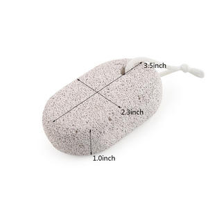 Penghilang Kalus Kulit Mati Keras Premium Scrubber Kaki File Kustom 2 Jenis Pengelupasan Pedikur Alami Batu Apung untuk Kaki - Product Image 3