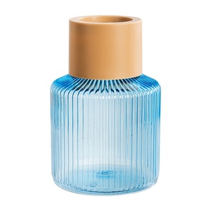 Vase à fleurs hydroponique en verre d'imitation en <span class=keywords><strong>plastique</strong></span> Transparent résine d'aromathérapie <span class=keywords><strong>Pot</strong></span> de couleur d'affichage des racines de table plante verte petite - Product Image 5