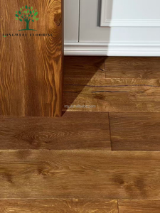 Longwell พื้นไม้โอ๊คเนื้อกว้างเกรดชนบทเป็นมิตรต่อสิ่งแวดล้อมพื้นไม้แปรงทาน้ำมันสำหรับการออกแบบบ้าน - Product Image 4