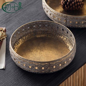 Round <b>Woven</b> <b>Basket</b> Handmade Vintage Style Toys Organizer Storage <b>Basket</b> For Desk Home Decor Gift - Product Image 5