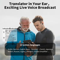 Écouteurs sans Fil de Traduction en Temps Réel V20, Casque à Réduction de Bruit pour Voyages, Fournisseur OEM de Casques de Traduction