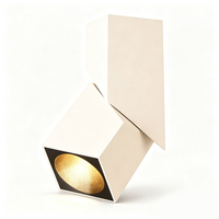 Luminaire LED pliable créatif à montage en surface, angle de faisceau réglable, style nordique carré
