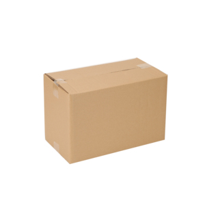 Caja de Envío de Cartón Corrugado, Diseño Rectangular con Ranuras, Solución de Embalaje Resistente - Product Image 1