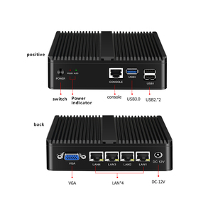 Oem murah Nano X86 Server <span class=keywords><strong>3</strong></span> Usb 2.5Gbit, komputer Desktop komputasi industri Itx 4 Nic Eth Lan Intel Celeron J1900 Mini Pc - Product Image 4